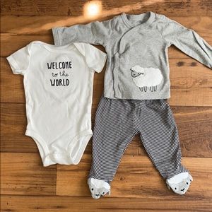 Welcome To The World Layette Set by Carter’s